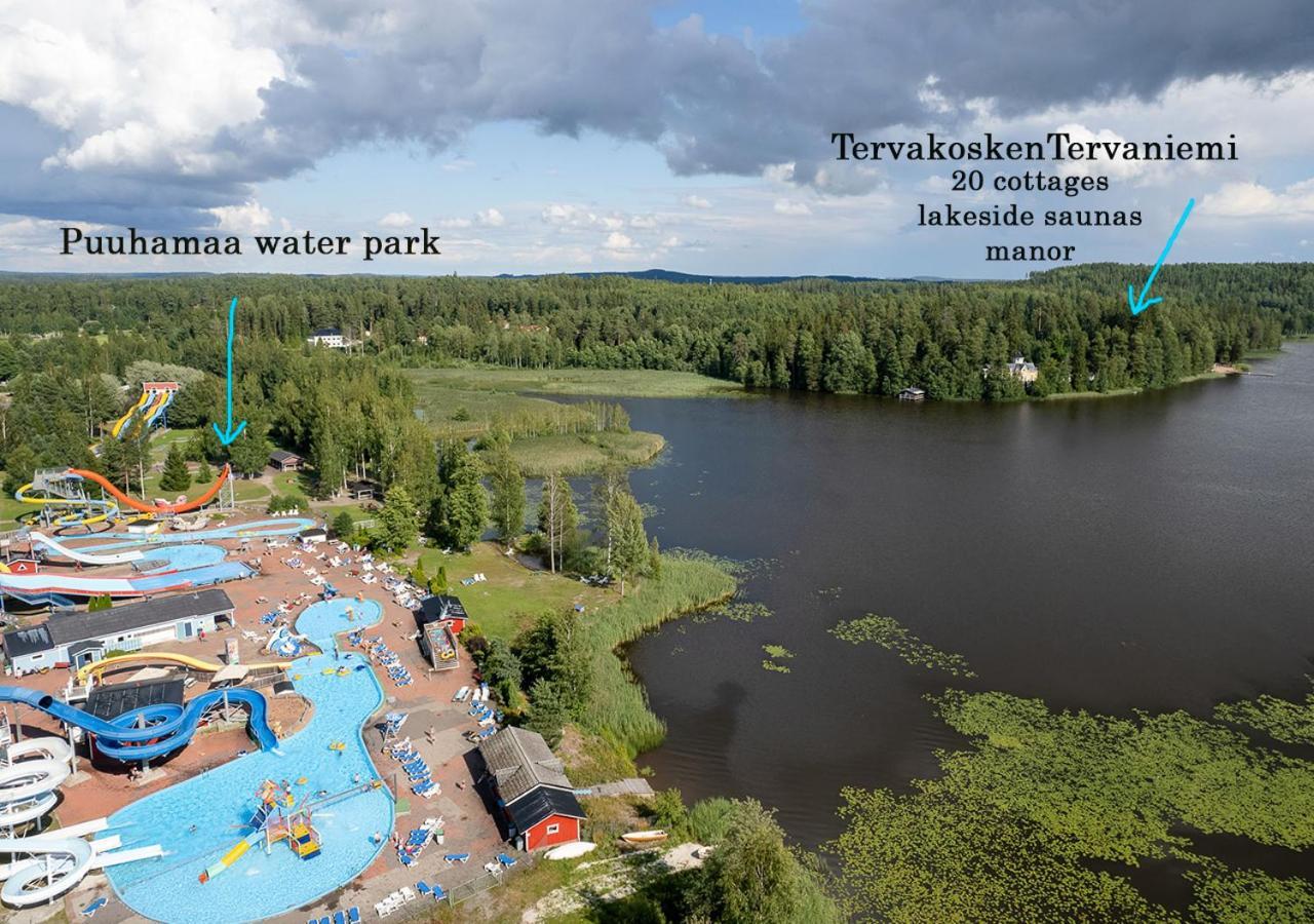 Tervakosken Tervaniemi Hirsimokki & Oma Sauna Tervakoski Ngoại thất bức ảnh